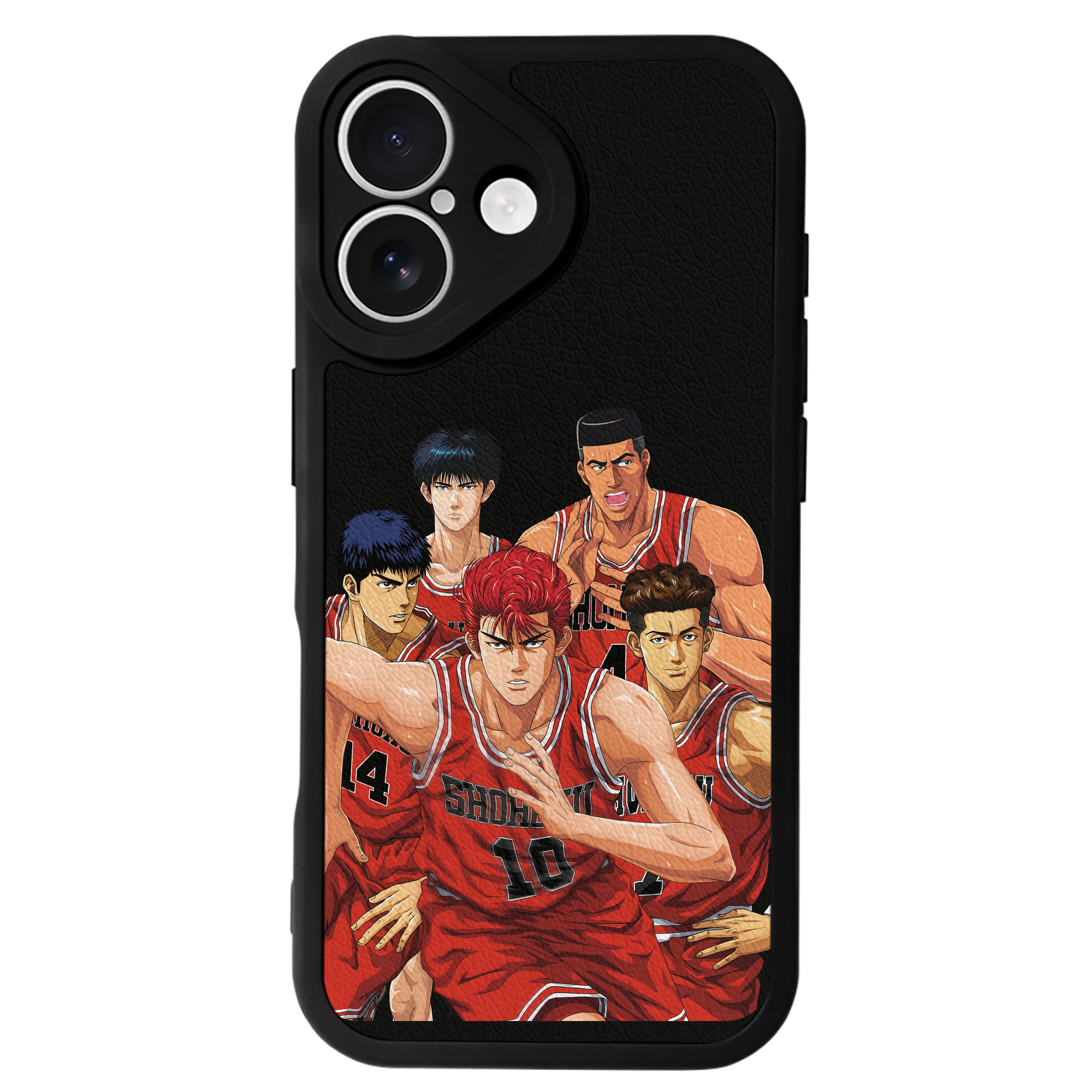 （画像用） SLAM DUNK／スラムダンク 【iPhone 16シリーズ対応】シリコンスマホケース（レザー調） 材質：シリコン